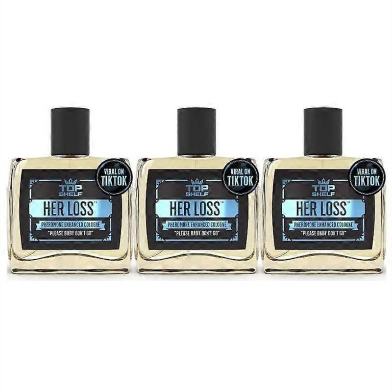 1/2/3PCS Her Loss – Pheromone Cologne for Men | Attraction & Confidence | Mens 100ml