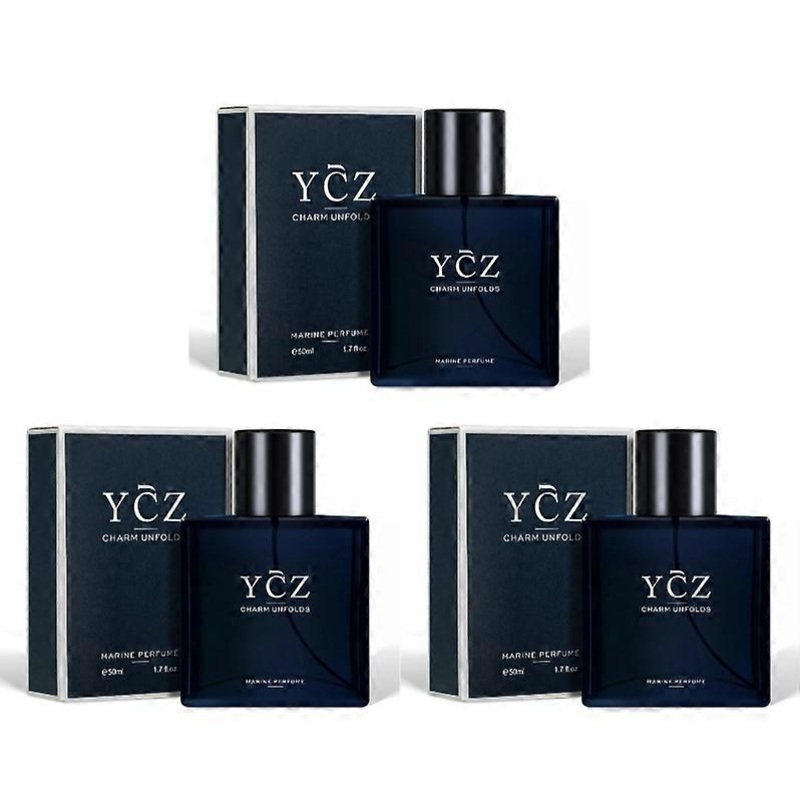 1-3x Midnight Marine Eau De Parfum For Men Luxury Ocean Fragrance Perfume Masculine Scented Spray