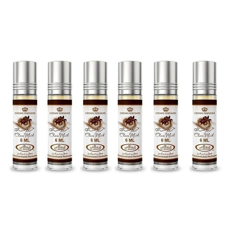 (6-Pack) Al-rehab Choco Musk Roll On Perfume Oil 6 Ml