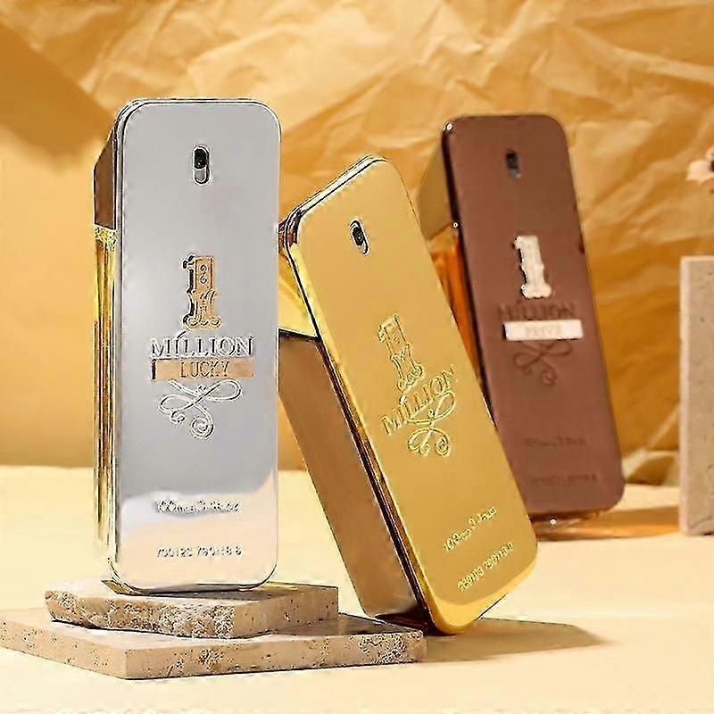 100ml Golden Millionaire Perfume Leather Scent Soft Seductive Luxury Perfumes Long Lasting Fragrance Attraction Men