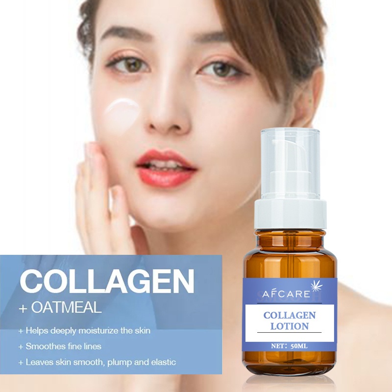 100% Nature Private Label Collagen Face Lotion Retinol Brightening Noruishing Repairing