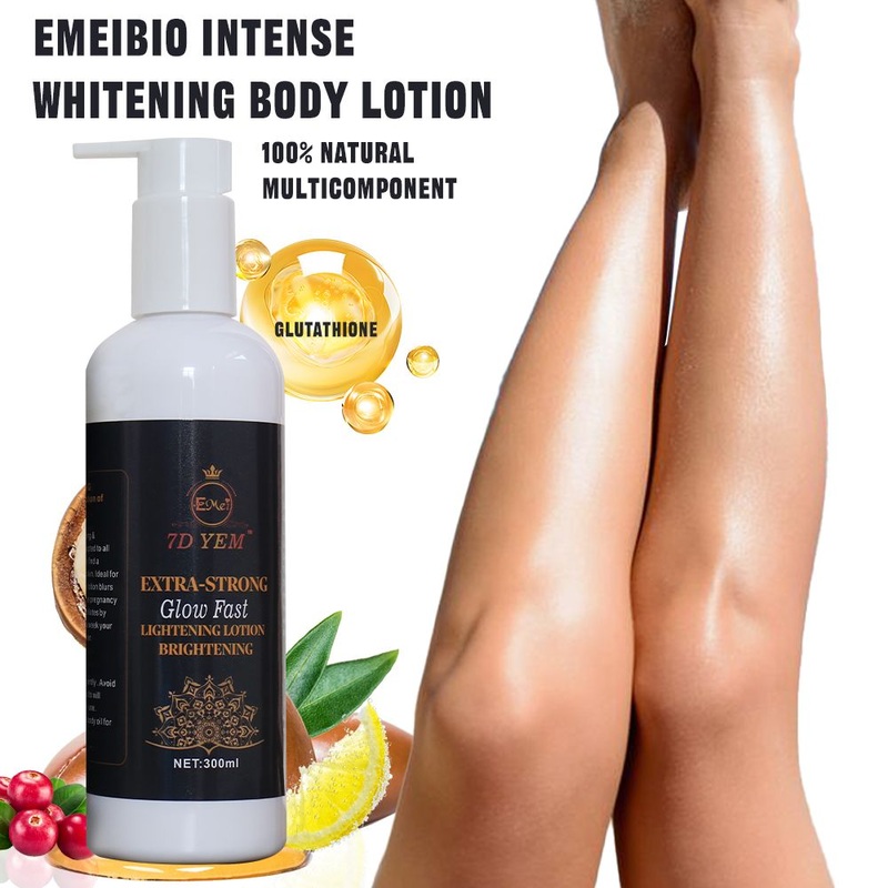 Hot Selling Glutathione Whiten Skin Body Lotion Natural Safe Hydrating Nourishing Skin Exfoliating Cream Lotion with Vitamin C
