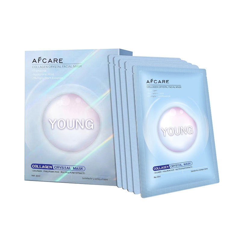 Wholesale Korean Paraben-Free Moisturizer Anti-Aging and Glycerin Hyaluronic Acid Face Sheet Mask
