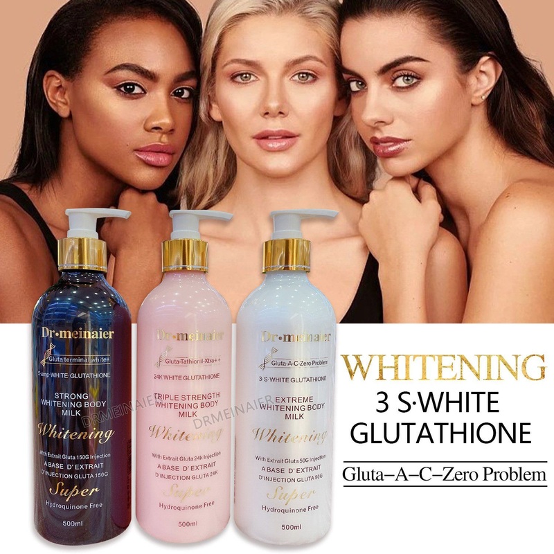 24K Gold Milk Gluta Lightening Whitening Body Lotion