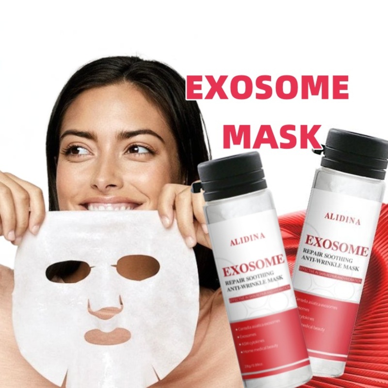 a Wholesale Customized Skincare Exosome Serum for Wrinkle Skin Tone Shrink Pores Facial Mask