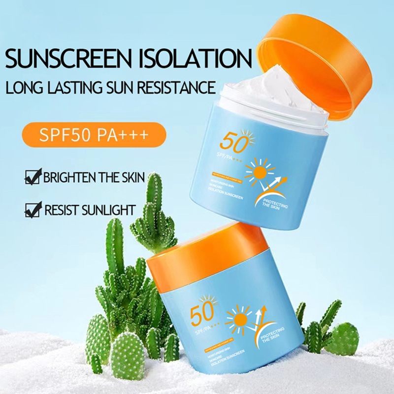 250ml Outdoor Facial SPF 50 Sunscreen Face Cream Waterproof UV Protection Skin Care Moisturizing Long Lasting Sunscreen Lotion