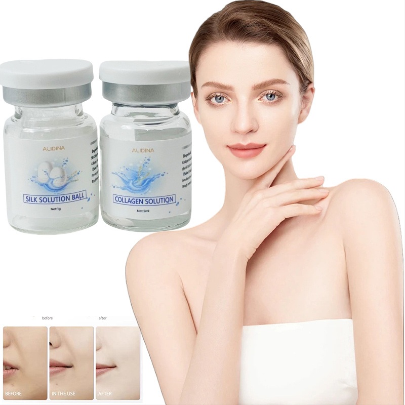 Wholesale Anti Aging Collagen Silk Thread Ball Hydrolyzed Silk Collagen Ball Water-Soluble Collagen Ball for Face Lifting