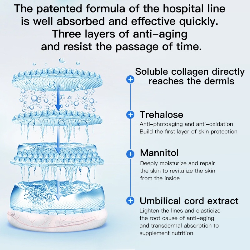 Asian Skin Anti-Aging Highly Absorable Umbilical Cord Extract Freeze-Dried Powder