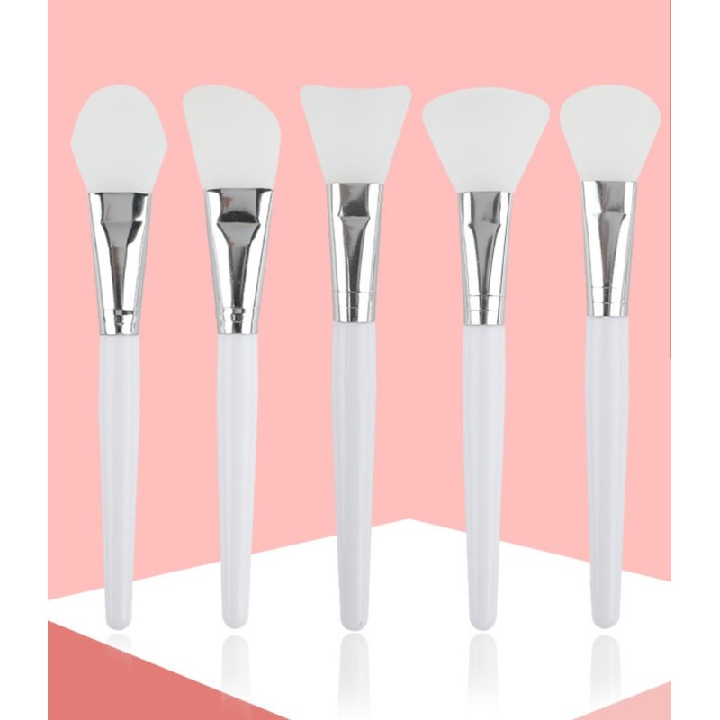2PCS Silica Gel Mask Brush New Facial Beauty Tools Application Cosmetic Mask Brush Face Silicone Mask Brush