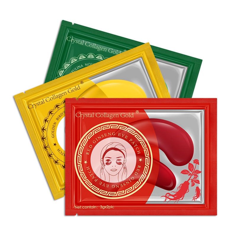 Wholesale Amazon Hot Selling Repairing Eye Problems Moisturing Golden Collagen Sleeping Eye Patch Mask for Dropshipping