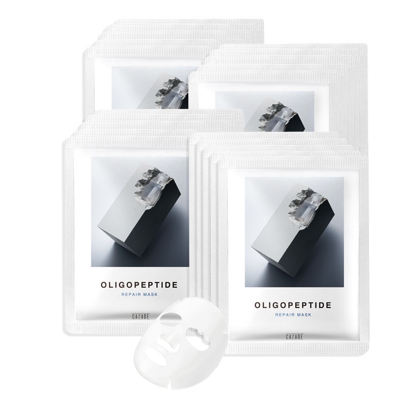 Wholesale Luxury Hydration Whitening Peptide Face Mask Reduces Fine Lines Lightening Firming Facial Sheet Mask