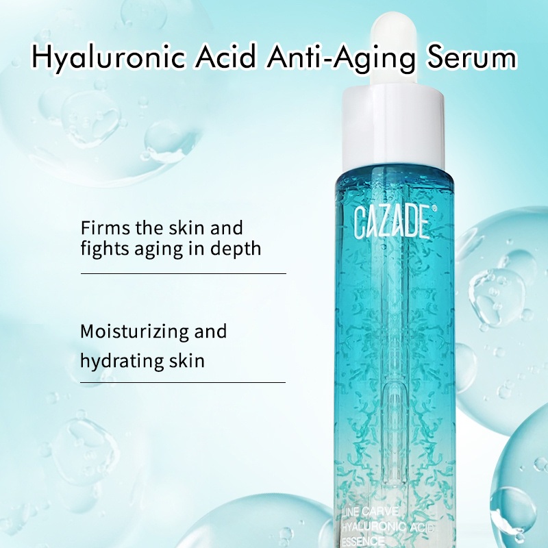 Wholesale Cosmetic Hydrating Hyaluronic Acid Serum for Skin Care Moisturizing Anti-Aging Facial Essence