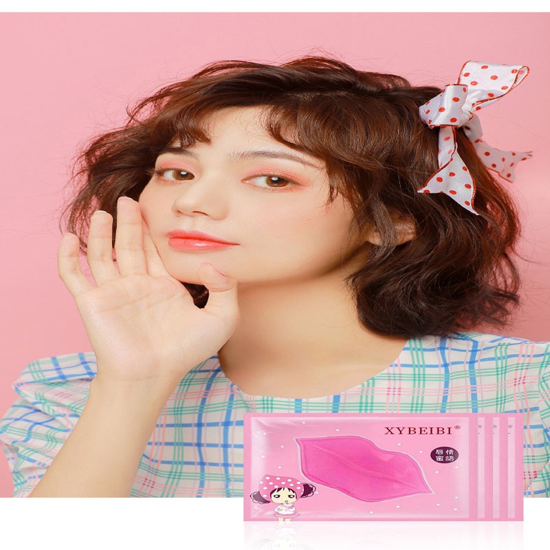 Wholesale Natural Acid Vitamin E Hydrogel Lip Mask Collagen Gel Sleeping Mask