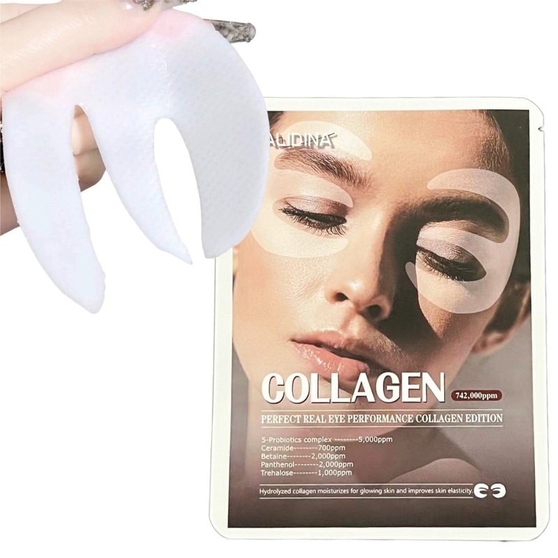 a OEM Thickening Bio Collagen Real Deep Eye Mask with Enough Essence Hydrogel Deep Collagen Lifting Patches for Skincare
