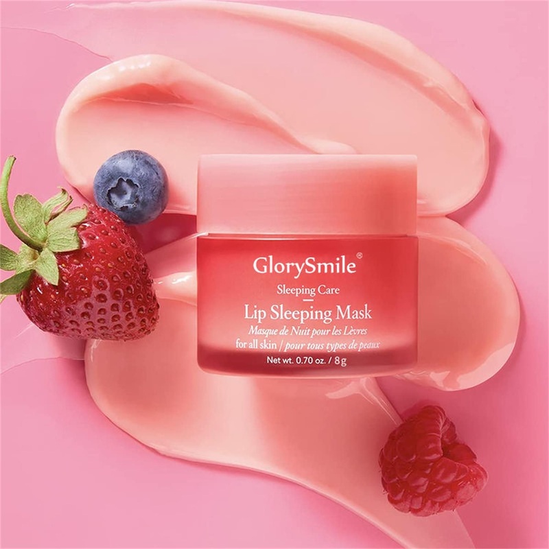 Wholesale Sleeping Lips Care Hydrating Moisturizing Exfoliating Pink Plumping Collagen Lip Mask