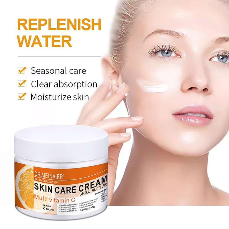 150g Kojic Acid Vitamin C Facial Cream Nourishing Moisturizing Soothing Firming Brightening Hydrating Repairing Skin Treatment