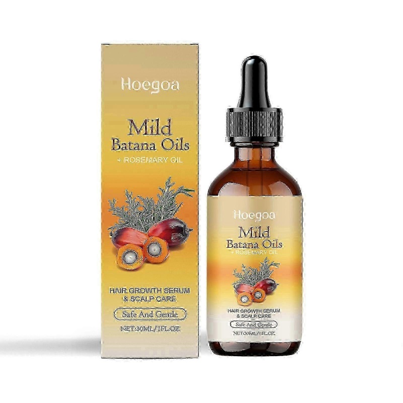 Hoegoa Batana hair care oil nourishes scalp, gentle and smooth hair, easy to absorb massage essence oil