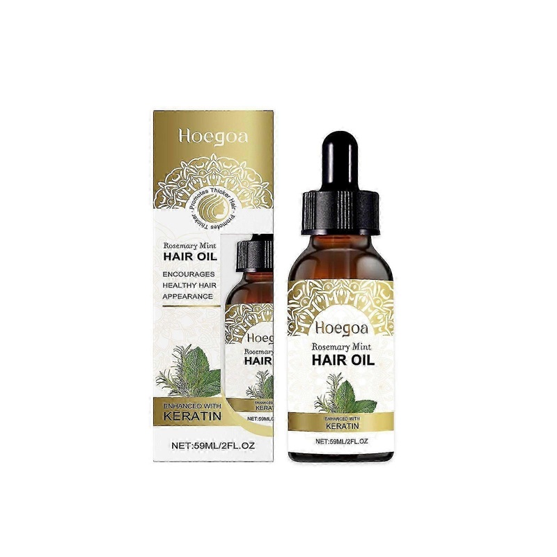Hoegoa Rosemary Mint Hair Conditioner Nourishing Styling Cream Hair Soft And Bright Fresh Fragrance