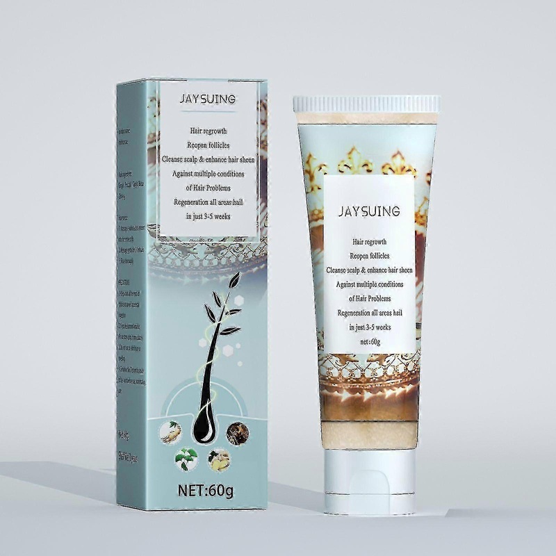 Jaysuing Of Herbal Growth Hair Scrub Scalp Growth Prevention Hair Loss Conditioner Shampoo
