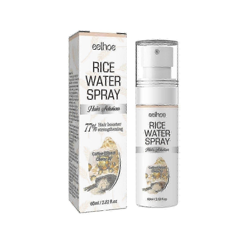 Rice Water Spray, Repair Damaged Hair Nourishing Scalp Hair Treatment Spray