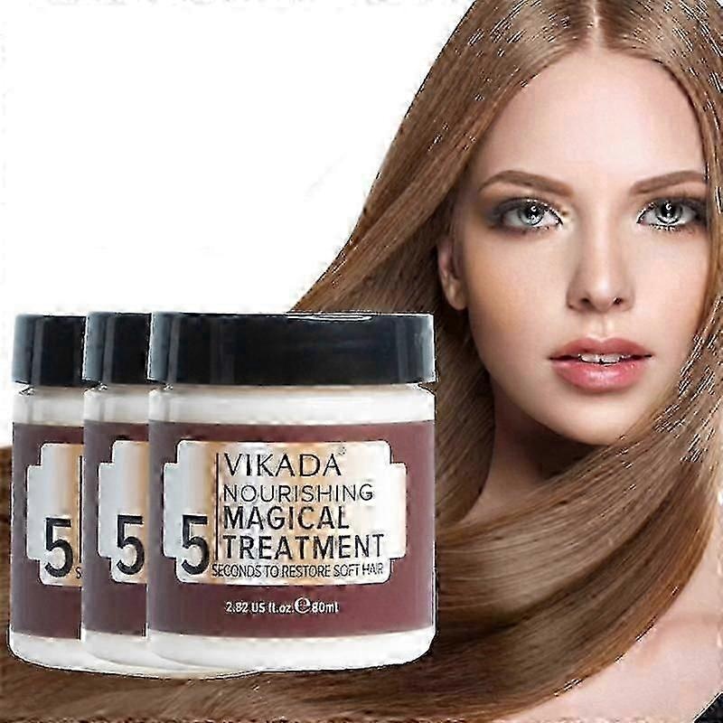 1-3Pcs Vikada Nourishing Magical Treatment – 5 Seconds To Restore Soft Hair Mask