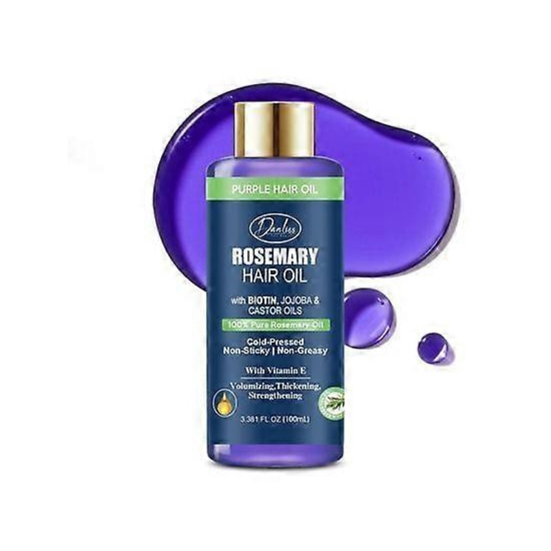 100% Pure Rosemary Oil for Hair Growth | with Biotin, Jojoba & Castor Oil | Strengthening Treatment for Thicker, Fuller Hair