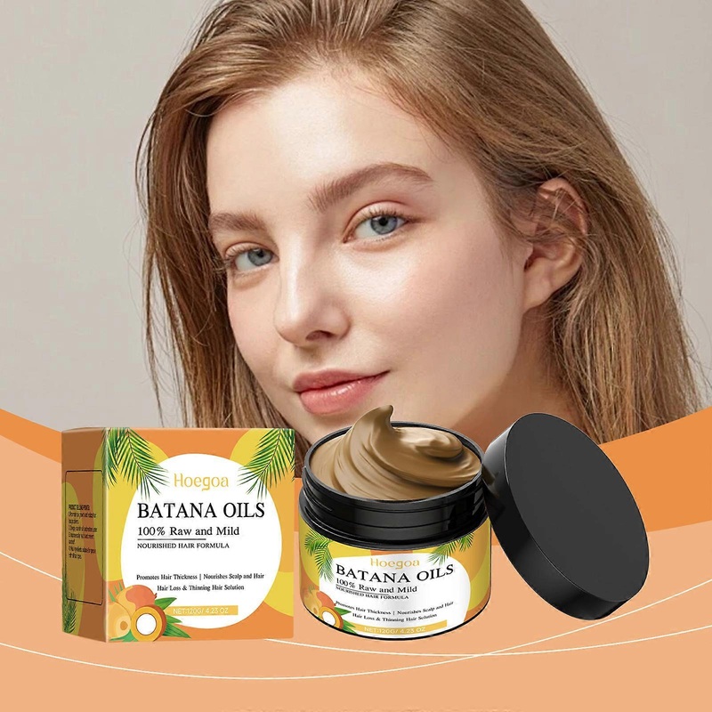 100% Raw Batana Oil for Hair Growth,  Mild Dr. Sebi Batana Oil from Honduras, Unrefined Hair Growth Oil Prevents Hair Loss, Eliminates Split Ends