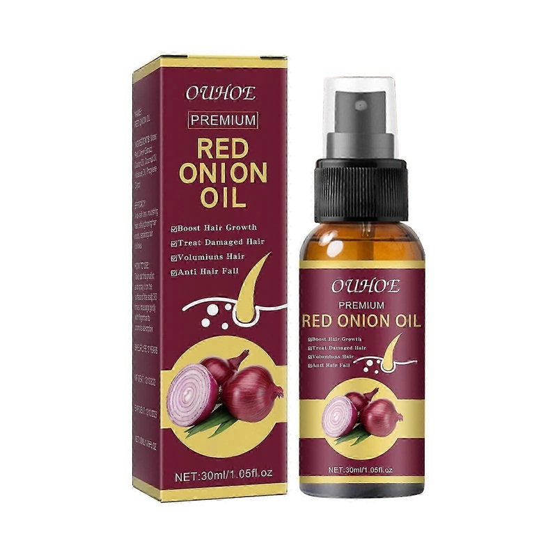 2PCS Red Onion Anti Hair Loss & Hair Growth Oil Effectively Control Hair Loss, Promotes Hair Growth