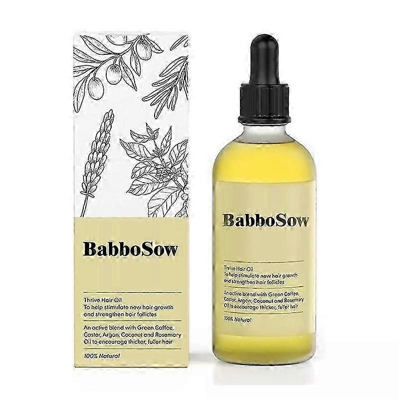 BabboSow Hair Density Essential Oil, PURC Oil compatible with Hair Growth, Natural Hair Density Essential Oil