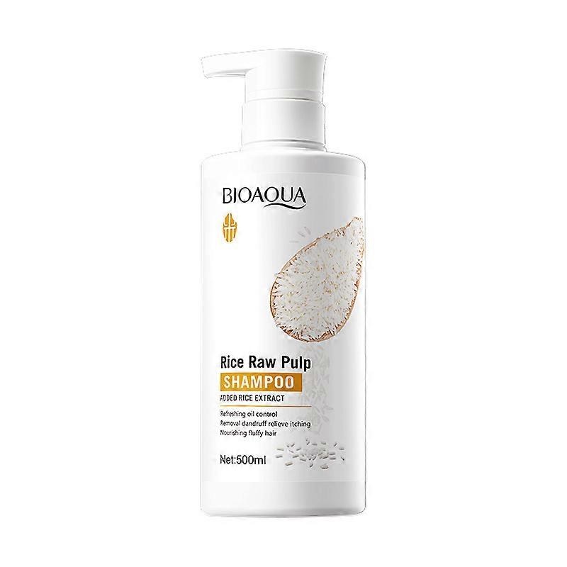 BIOAOUA Rice Paste Shampoo Smooth Cleaning Fluffy Hair Shampoo Cross border Wholesale