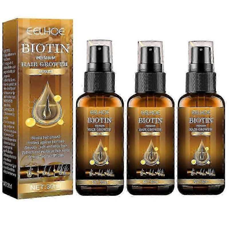 Biotin Hair Growth Serum Spray – Anti Hair Loss, Fast Growth, Essential Oils, 30ml