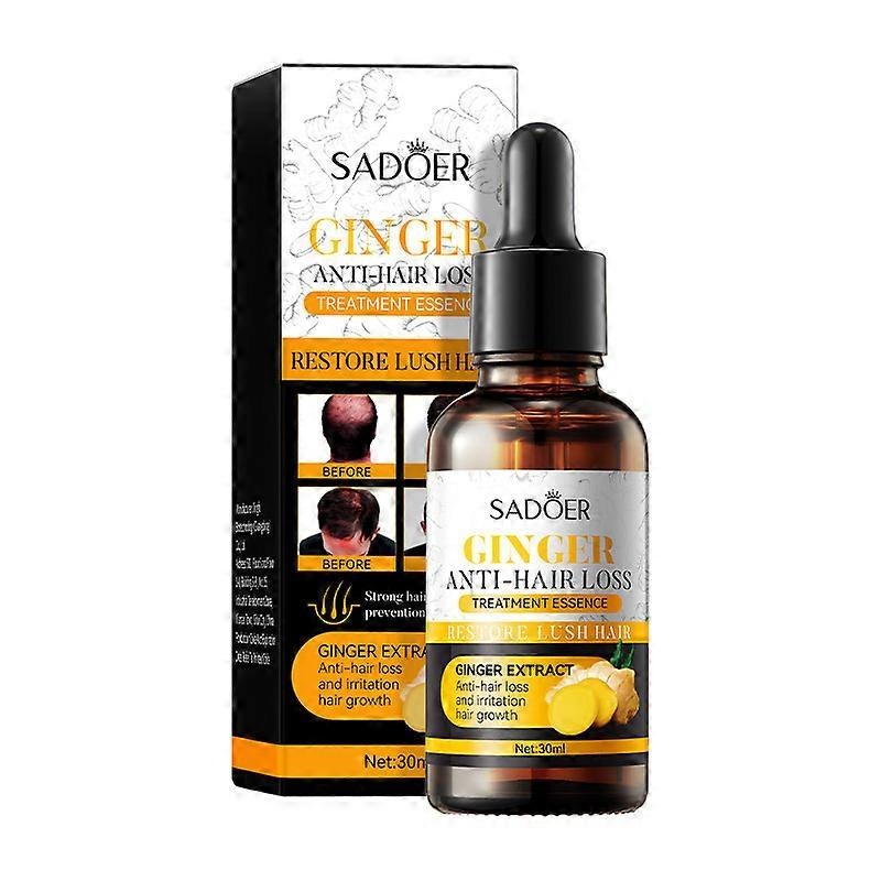 SADOER Ginger Hair Care essence Improve Dry and Curly Hair Moisturizing essence