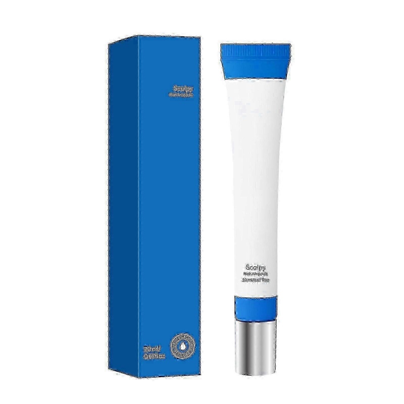 Scalpy Hair Growth Serum for Hair Loss & Thinning | Scalp Cooling Hair Ampoule for Men & Women | Exfoliates Dandruff & Soothes Itch | Non-Greasy, Ligh
