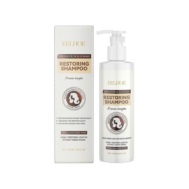 Thermal Protection Shampoo – Nourishing Repair for Dry, Irritated Hair with Castor Oil & Keratin