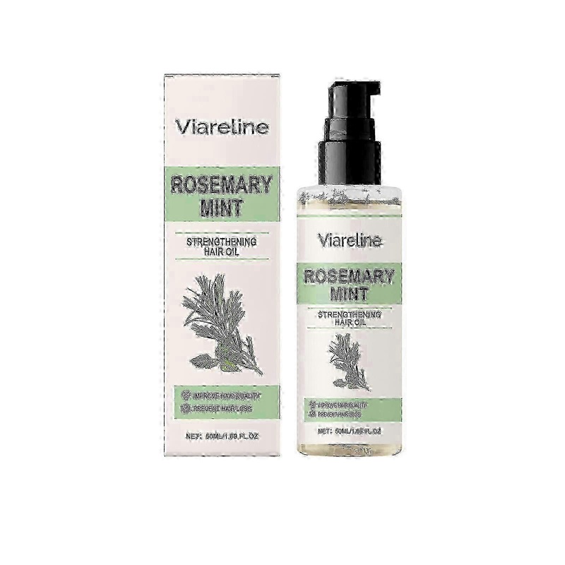 Viareline rosemary mint hair care oil Improve hair quality, reduce frizz, moisturize and smooth hair essence oil