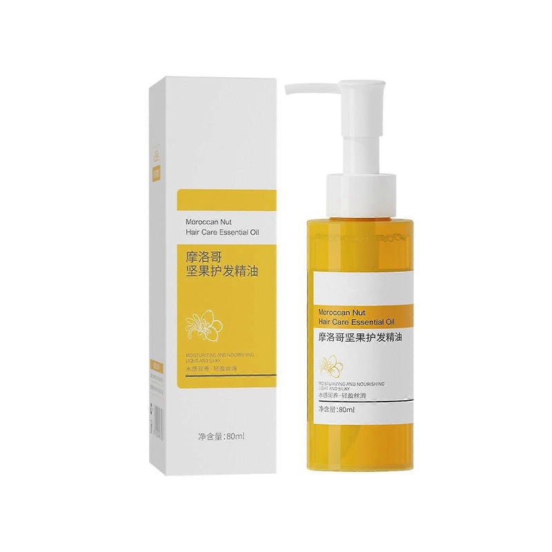 Zhengcai Argan Hair Care Oil Improves Frizzy Dry And Dry Hair Smoothes And Leaves Hair Care Oil 80ml