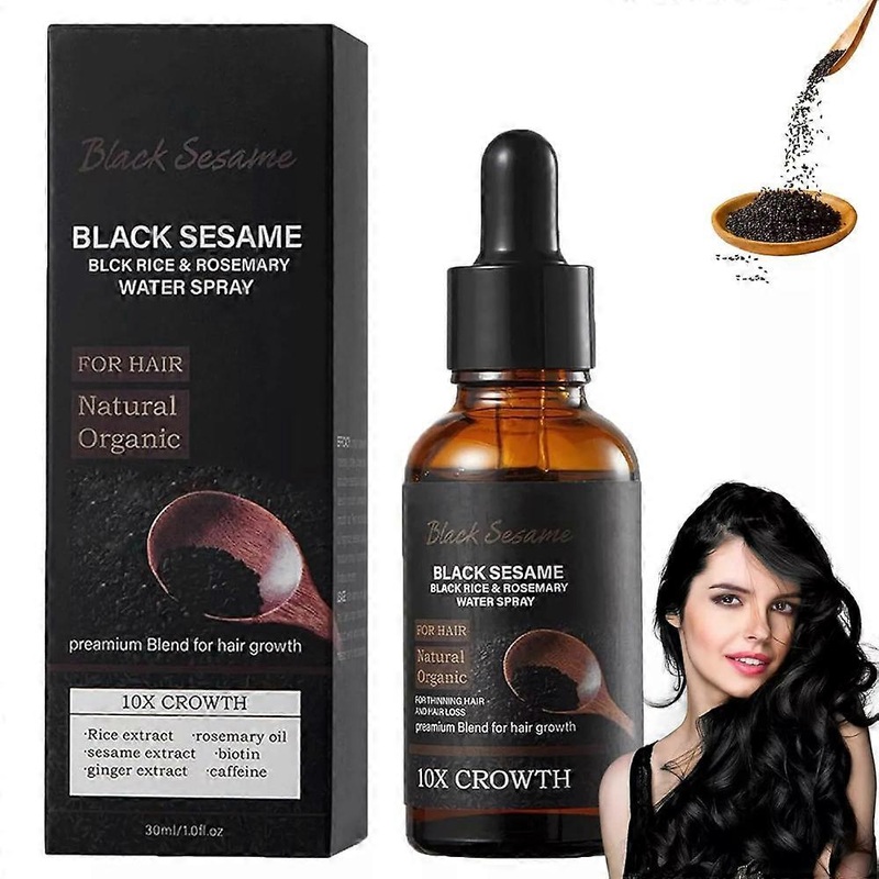 1-3pcs Black Sesame Hair Growth Serum, Black Sesame Hair Growth Oil, Sesame Extract