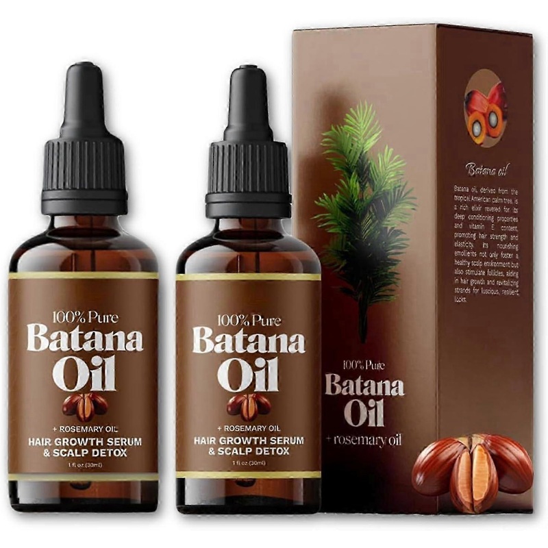 2x Batana Oil With Rosemary For – Nourish Scalp For