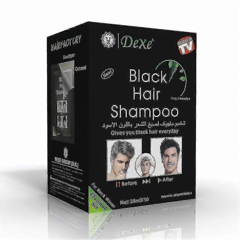 30pcs Instant Black Hair Shampoo Hair Dye 5 Minutes Make Grey White Hair