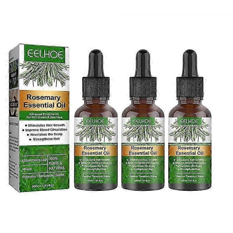 3Pack Rosemary Hair Oil Nourishment Scalp Stimulates Hair Growth Hair Care Oil