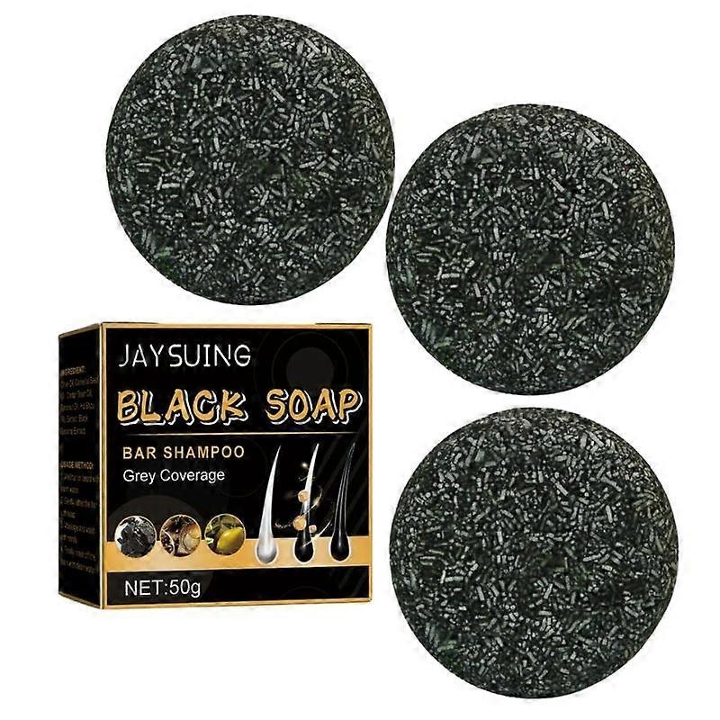 3Pcs Spartan Gray Hair Reverse Bar Gray Hair Reverse Bar Hair Care Shampoo Bar