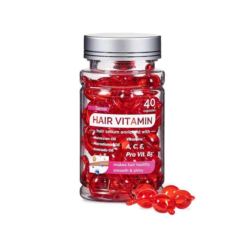 Vitamins Leave-In Hair Care Essences Capsules Wash Free Hair Treatments Serum for Dry Hair Use
