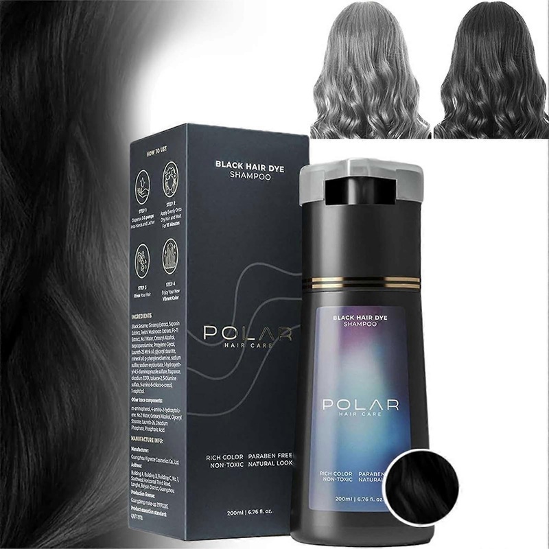 Women & Men Polar Hair Dye Shampoo Long Lasting Moisturizing Hair Dye
