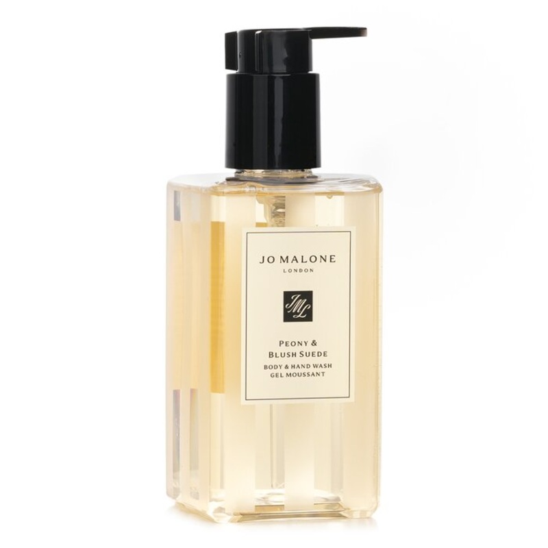 Peony & Blush Suede Body & Hand Wash (With Pump) Size: 250ml/8.5oz Weight: 0.31KG