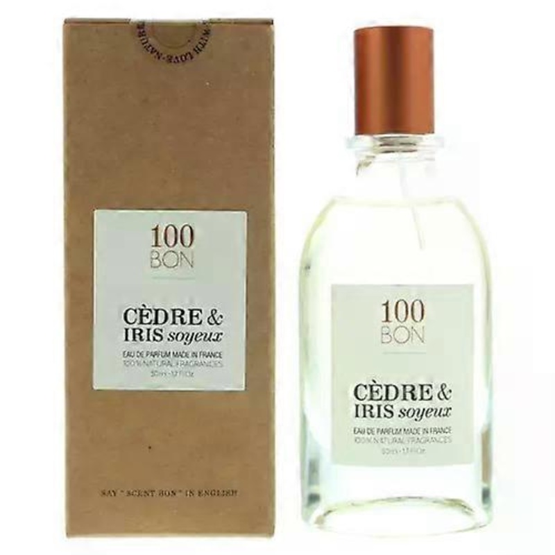 100Bon Cedre & Iris Soyeux Eau de Parfum Spray 50ml Natural Ingredients
