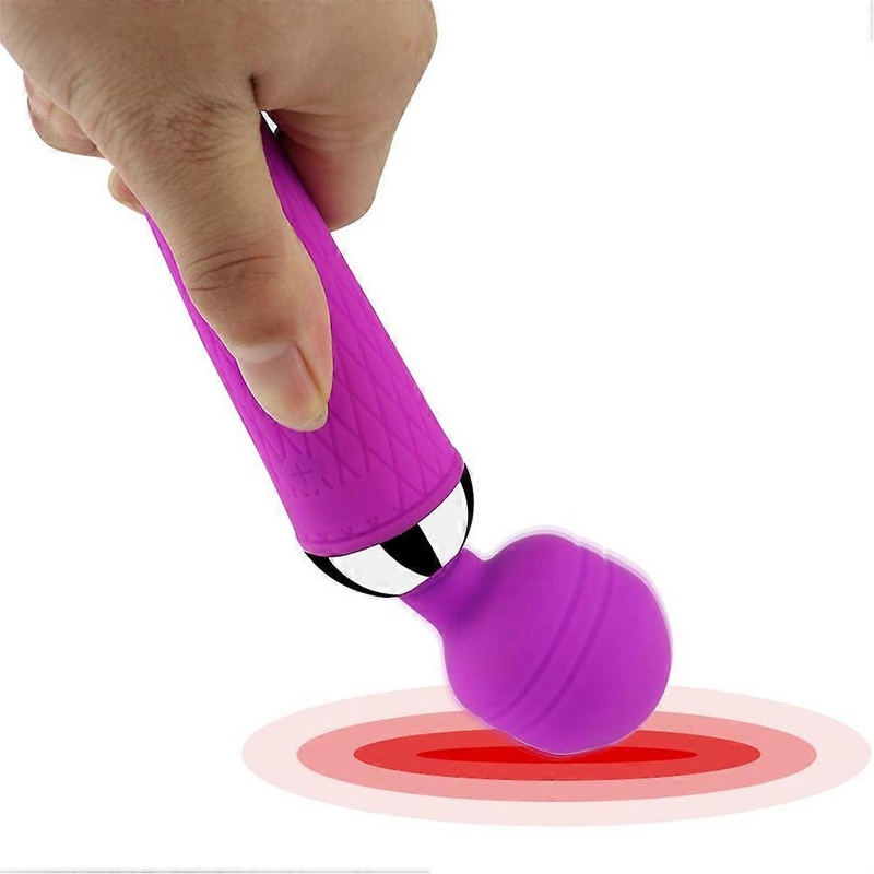 10 Speed USB Rechargeable AV Wand Massager 500mAh Silicone