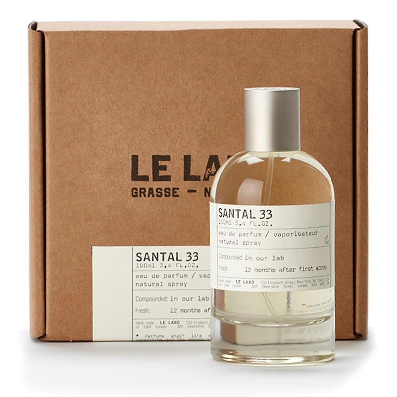 100ml Le Labo Santal 33  Eau de Parfum with Sandalwood Scent, Perfume Laboratory No. 33