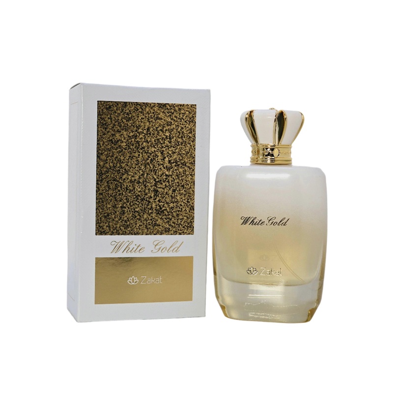 Zakat White Gold Eau De Parfum Spray For Women, 3.4 Fl Oz (100 Ml)
