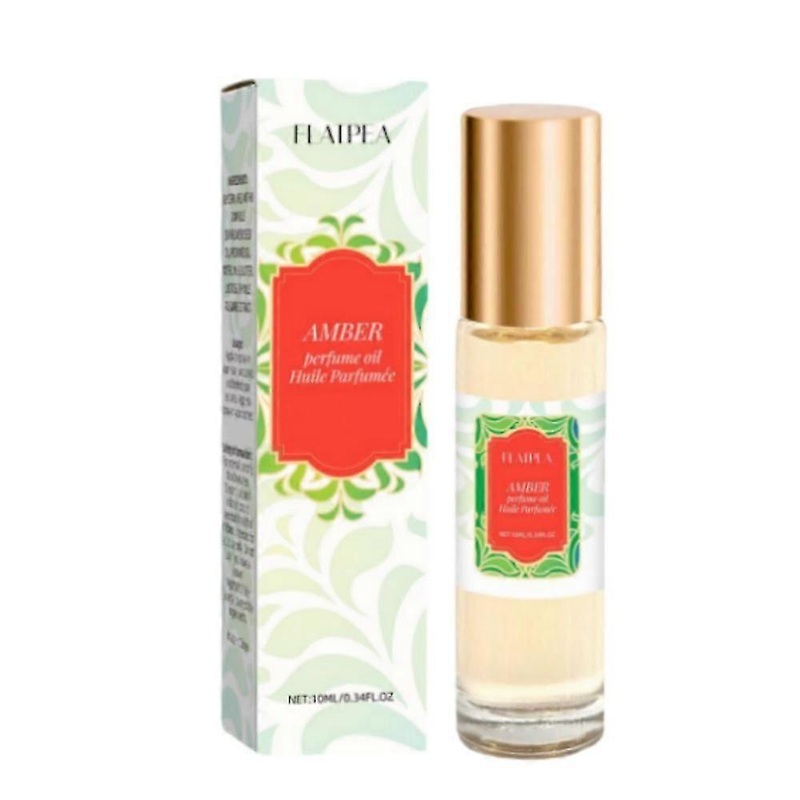 Amber Perfume Oil Roll-On – Alcohol Free Perfumes Suitable for Women and Men by Nemat Fragrances 10 ml / 0.33 fl Oz-jc